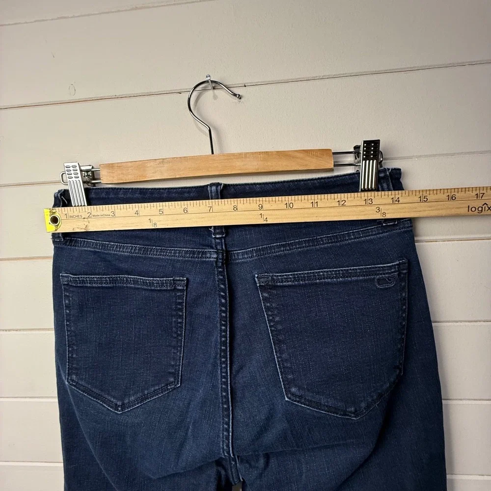 Vineyard Vines Women Size 4 Skinny‎ Jeans Dark Wash Stretch Denim Mid Rise